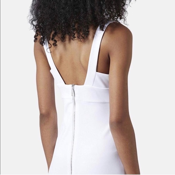 Topshop Mini Cutout Bodycon Dress 6 M - Picture 4 of 8